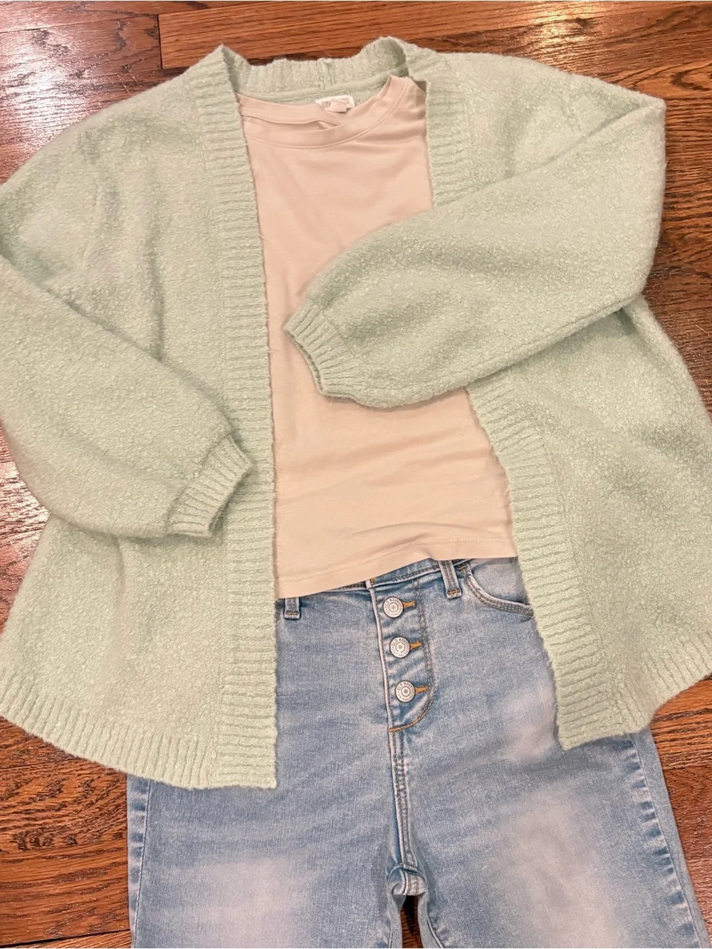 Girl’s Old Navy/Gymboree Outfit - Jeans Tee and Sweater Cardigan